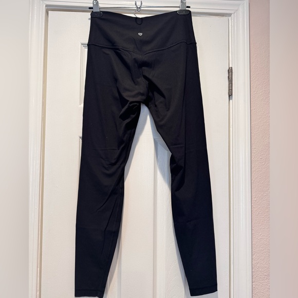 lululemon Align High-Rise Ribbed Pant 28" - Black - size 8 - Picture 7 of 11